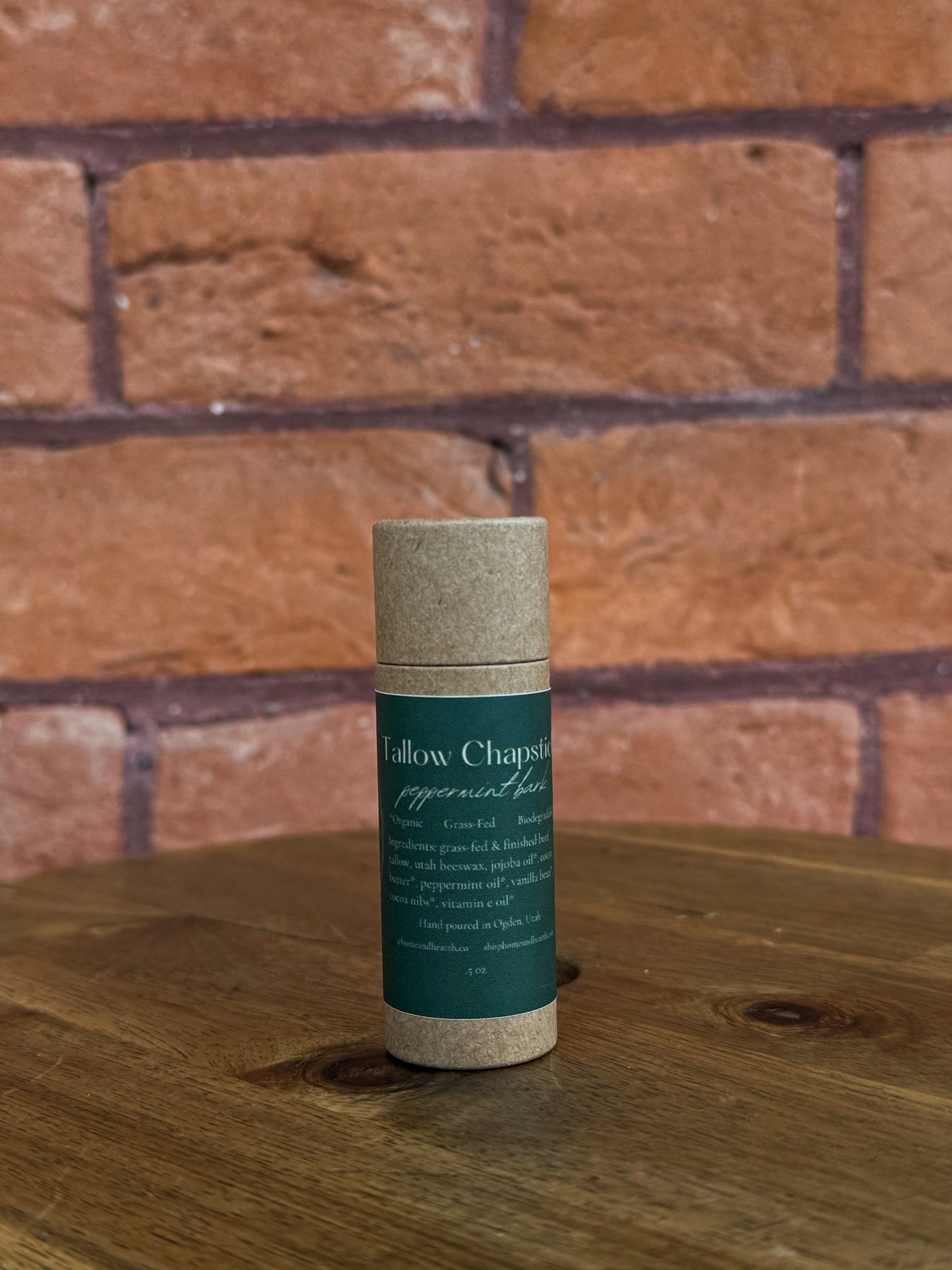 Jumbo Tallow Chapstick | Peppermint Bark
