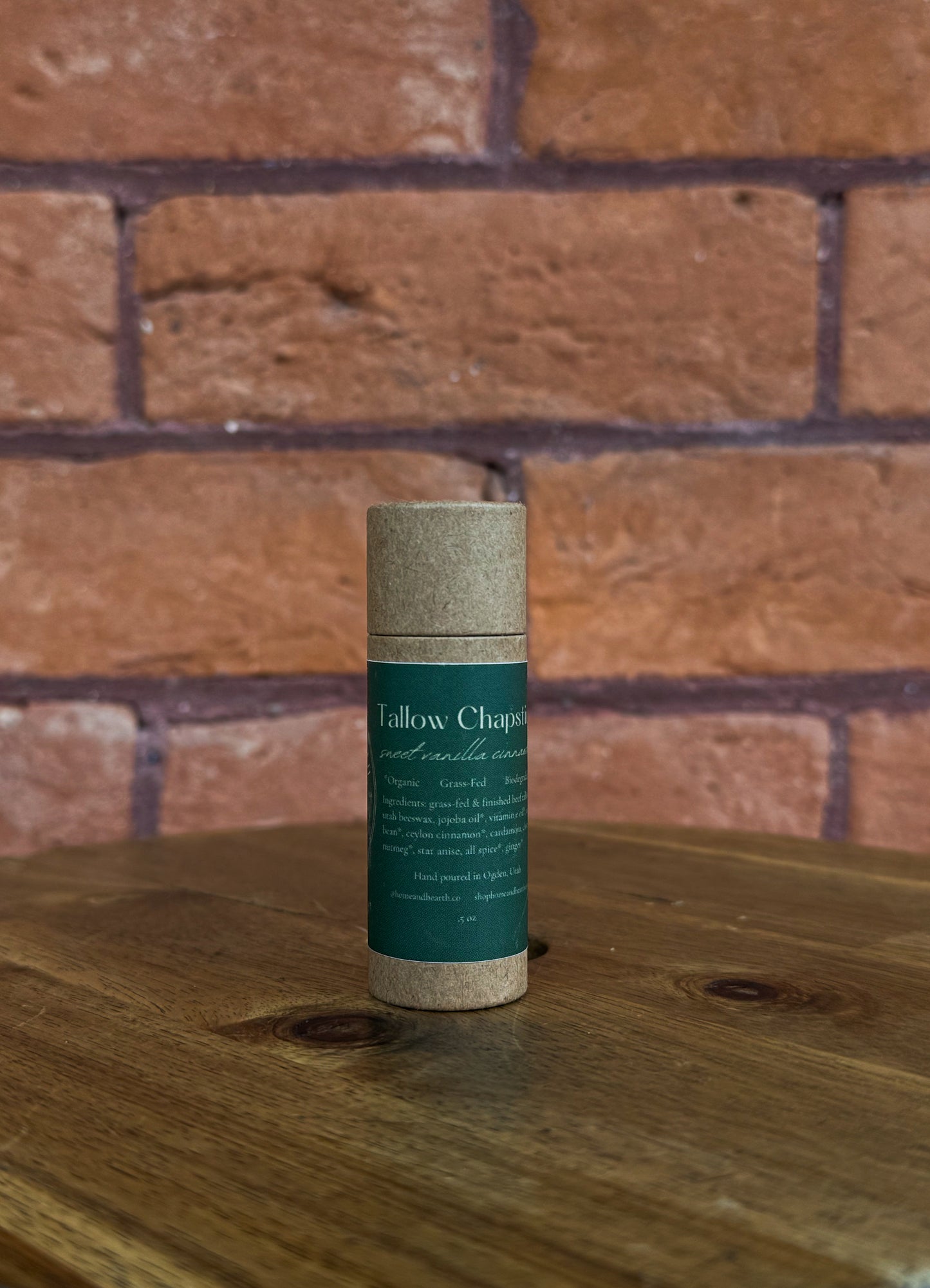 Jumbo Tallow Chapstick | Sweet Vanilla Cinnamon